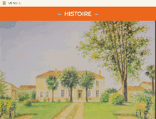 Tablet Screenshot of chateau-bourdieu.com